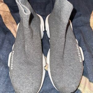Balenciaga Charcoal Sock Sneakers